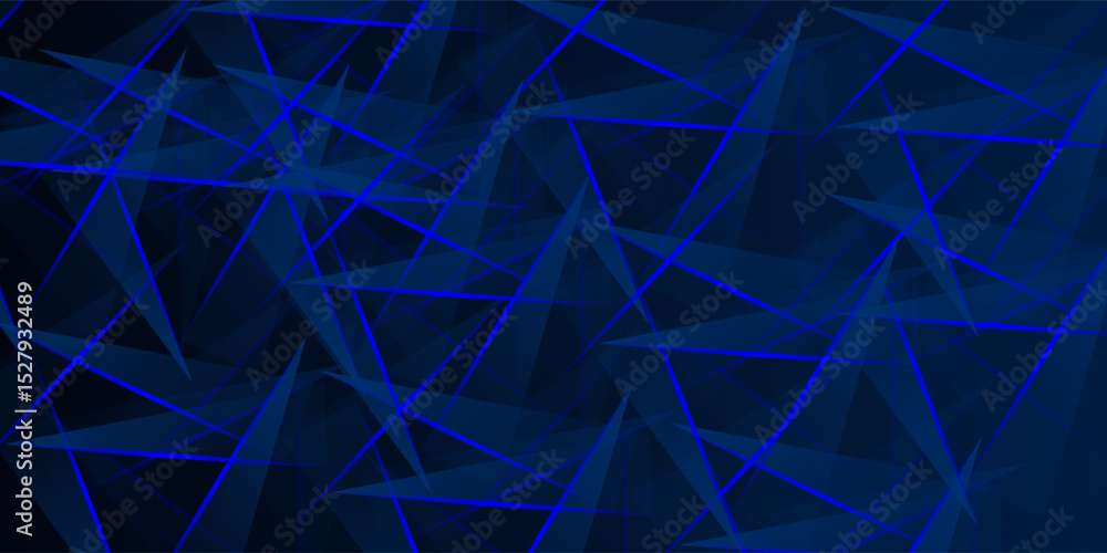 Canvas Prints abstract futuristic dark blue background with light and shadow. eps10 vector, modern.