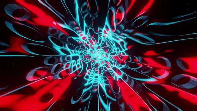 Luminous Tendril Pulse: Hypnotic Club Visual Experience