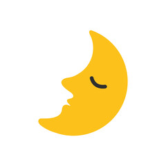 First Quarter Moon Face