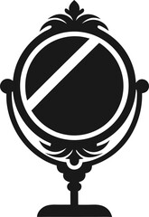 Mirror icon. silhouette vector icon