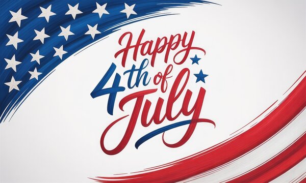 Independence day celebration patriotic flag design