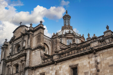 Fototapeta premium The Metropolitan Cathedral in Mexico City