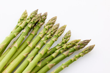 アスパラガス　Asparagus on a white background