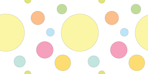 circle background pattern easter eggs seamless pattern