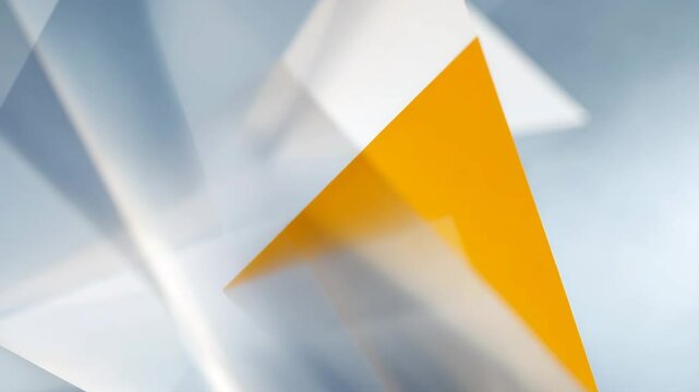 futuristic interfaces featuring abstract transparent panels with varying opacity set against clean background