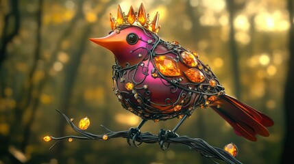 Ember Wings of the Enchanted Forest
