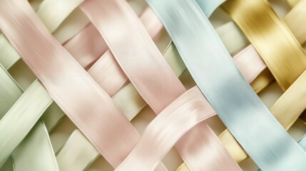 A Gentle Dance of Color in Silken Strands