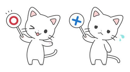 〇×クイズ猫セット