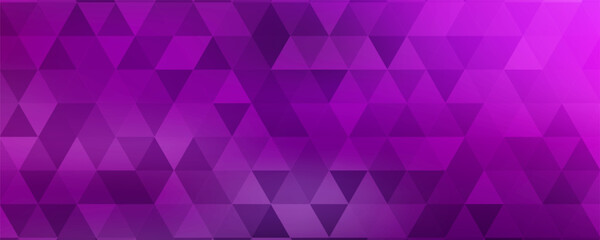 purple triangles. Modern vector design. Decor element.
