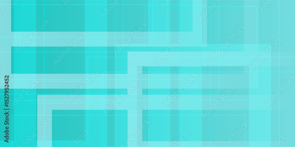 Poster bright colorful abstract geometric background with green turquoise gradient color combination. simpl