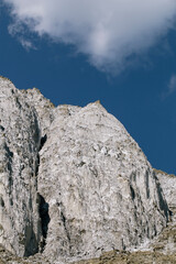 Salt mountain and formations, Praid, Romania. 