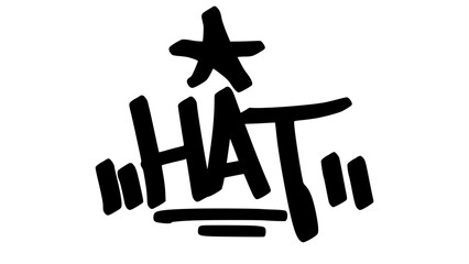 Graffiti tag text 
