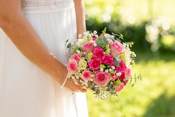 Sommerlicher Brautstrau&szlig;