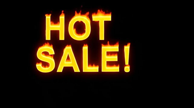 Black friday text in fiery burning letters against black background, urgent sale concept of retail promotions and shopping events. 