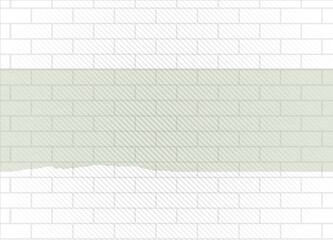 Pictures of walls that appear to have a rough surface can be used to decorate the walls