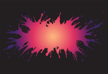 ink splat red gradient, brush splatter ,paint splatter , ink splatter