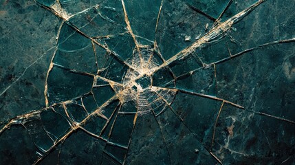 A cracked smartphone screen, symbolizing the everyday reality of living with imperfect objects