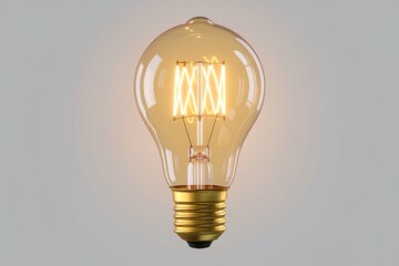 A Warm-Toned, Vintage-Style LED Filament Light Bulb