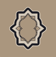 Eslimi Tazhib Iranian Art Design. Calligraphy Tazhib is a beautiful art used to decorate and embellish the margins of books and printed artworks.