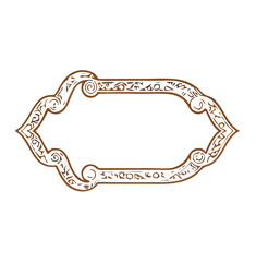 Eslimi Tazhib Iranian Art Design. Calligraphy Tazhib is a beautiful art used to decorate and embellish the margins of books and printed artworks.