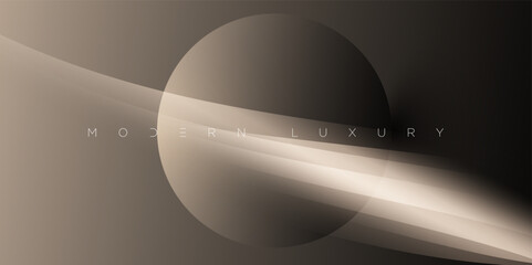WebStylish abstract vector background with glowing bronze orb and soft light reflections. Elegant curves and refined gradients perfect for luxury branding, event invites, presentations, and digital vi