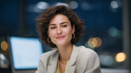 Obraz premium Client Consulting in Law Office with Immigration Software