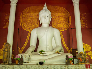 Buddhist Statue at Wat Phalad, Chiang Mai Thailand....