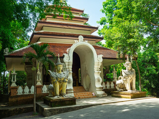 Buddhist Statue at Wat Phalad, Chiang Mai Thailand....