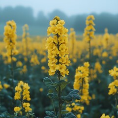 Vibrant Yellow Flower in Field