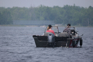 Fishing in Summer by boat