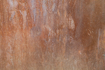 Rusty metal plate surface
