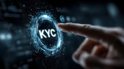 Kyc know your customer verification process online digital identity security compliance technology concept