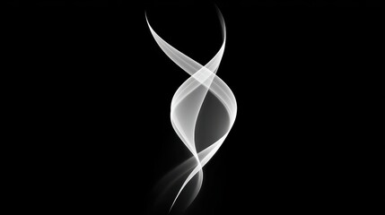 Calming Swirling Breath Illustration for Relaxation and Mindfulness