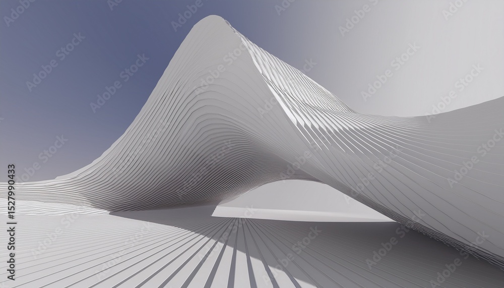 Poster abstract architecture background geometric architectural with curve design car presentation