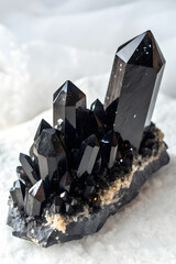 Dramatic Dark Crystal Formation Mineral Rock Specimen