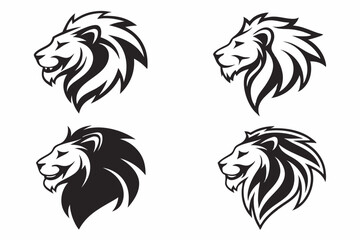 Obraz premium lion head icon