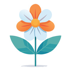 Flower Hand Draw by Kid Cute lovely