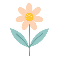 Flower Hand Draw by Kid Cute lovely