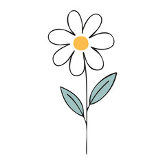 Flower Hand Draw by Kid Cute lovely
