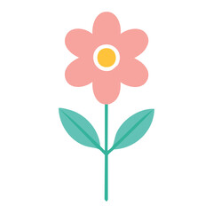 Flower Hand Draw by Kid Cute lovely