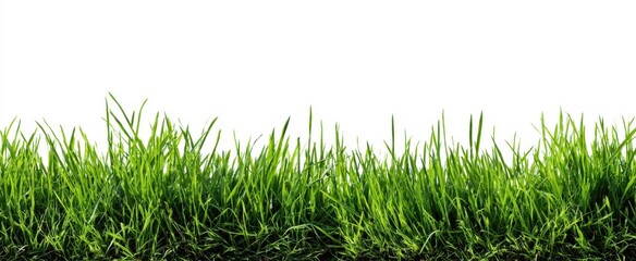 Fototapeta premium The lush green grass creating a vibrant natural background for various uses.