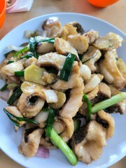 stir fried chicken with vegetables