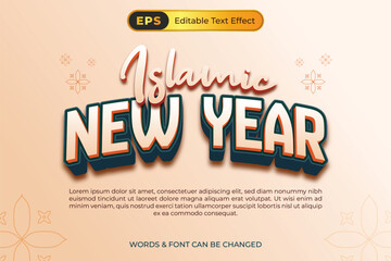 Islamic New Year Text Effect
