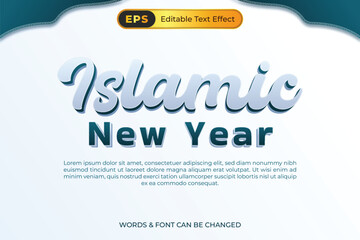 Islamic New Year Text Effect