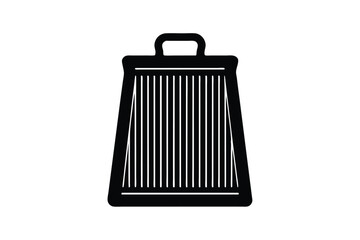 silhouette of a washboard.eps