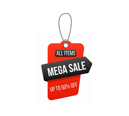 Best offer png. Sale sticker set with paper tags, red ribbons, and business labels. Vector illustration for retail marketing, clearance deals, and online shopping promotions.


