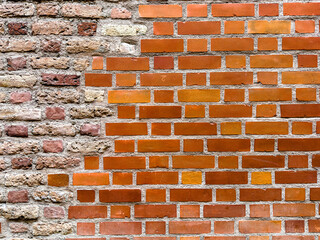 Captivating Old Red Brick Wall Textures and Backgrounds for Commercial Stock Usage