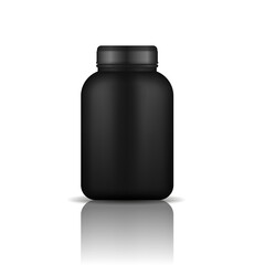 Sport nutrition png. Protein powder and supplement container with realistic vector bottle. Ideal for gym, healthy eating, and fitness diet packaging or training lifestyle visuals.

