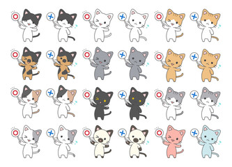 〇×クイズ猫セット