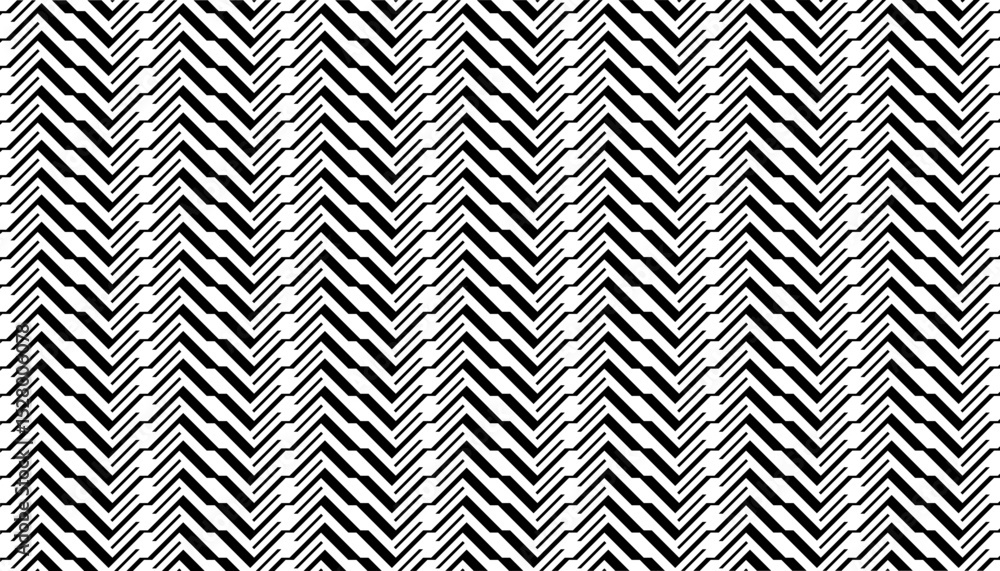 Poster black and white seamless geometric pattern for modern digital background and design element. editabl